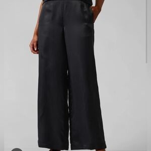 Athleta Black Wide-Leg Women's Pants